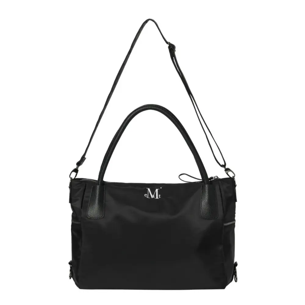 韓國 MUCENT 4WAY SIGNATURE LOGO TOTE BAG 多功能托特包 黑色Black