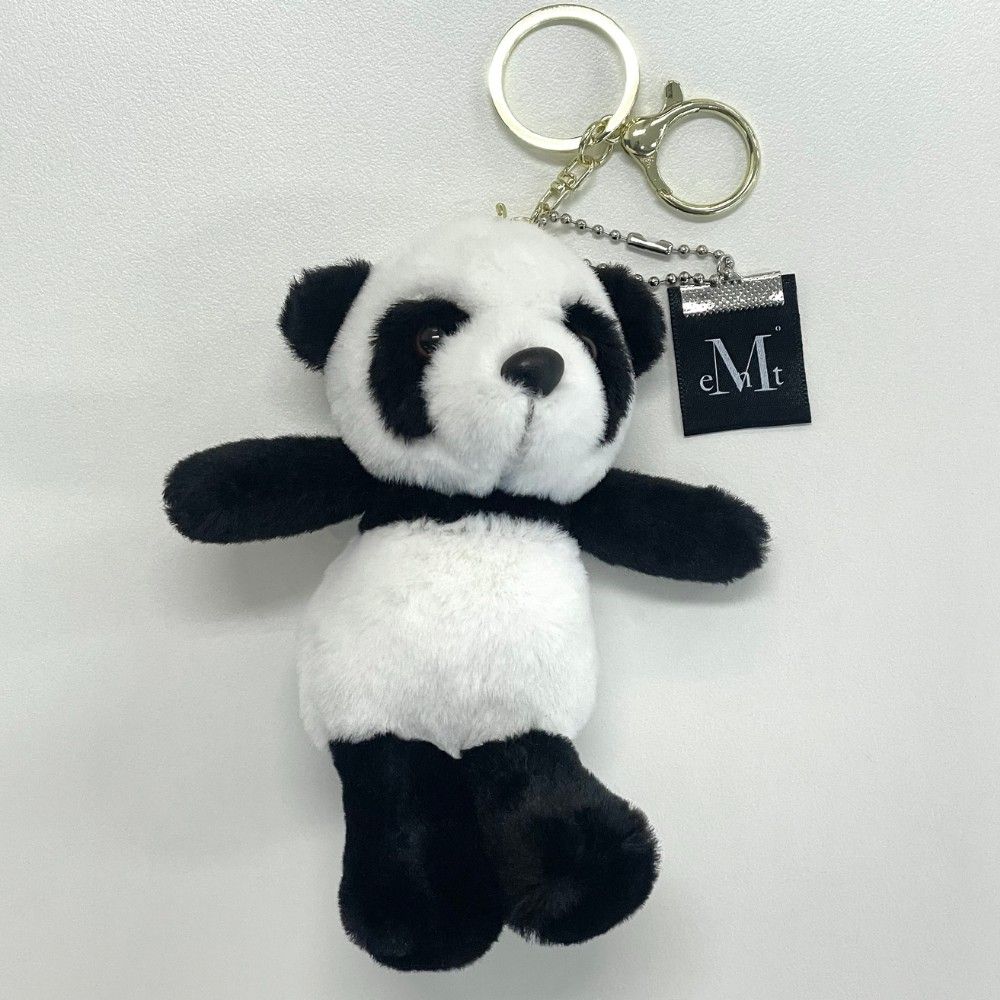 韓國 MUCENT SIGNATURE KEY RING 招牌絨毛吊飾鑰匙圈 熊貓Panda