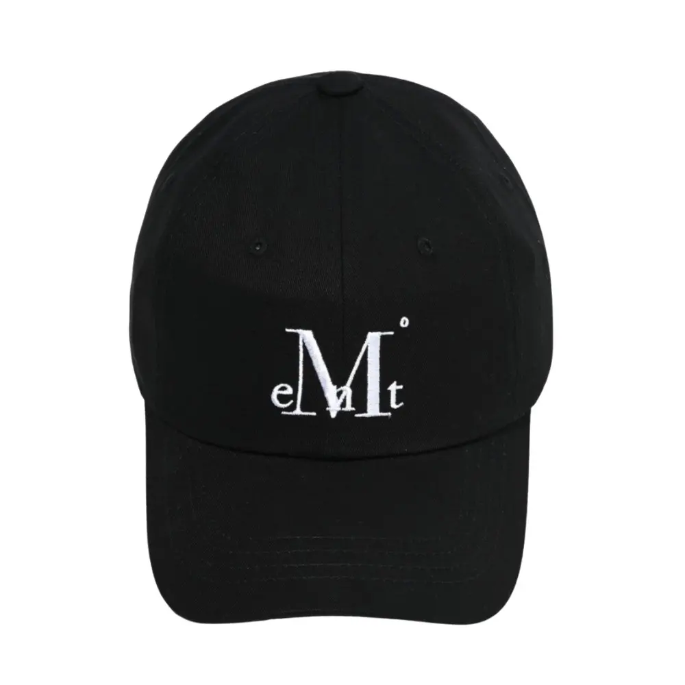 韓國 MUCENT SIGNATURE BALL CAP 經典素色百搭棒球帽 黑色Black