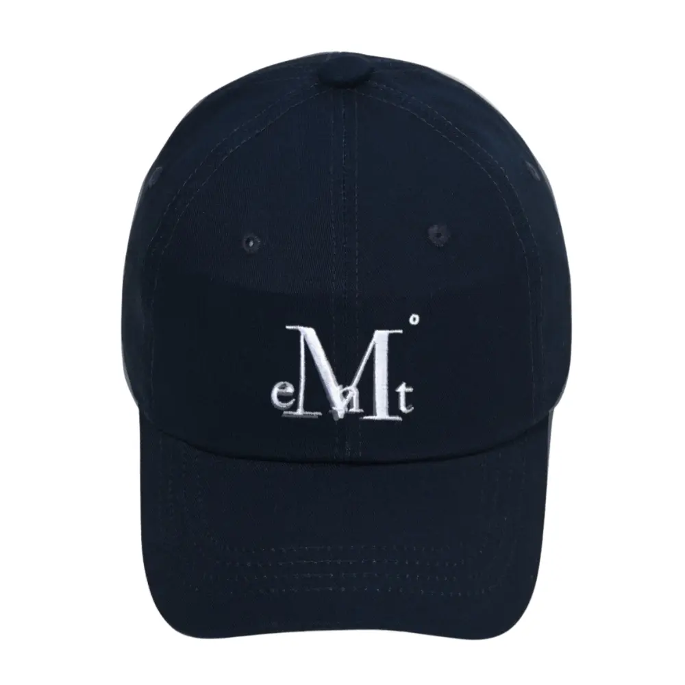 韓國 MUCENT SIGNATURE BALL CAP 經典素色百搭棒球帽 海軍藍Navy
