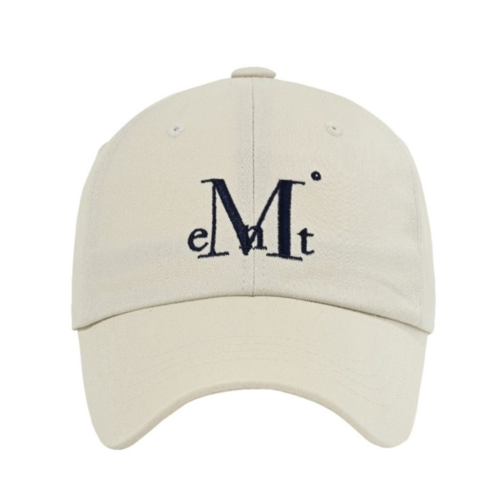 韓國 MUCENT SIGNATURE BALL CAP 經典素色百搭棒球帽 奶油白Cream
