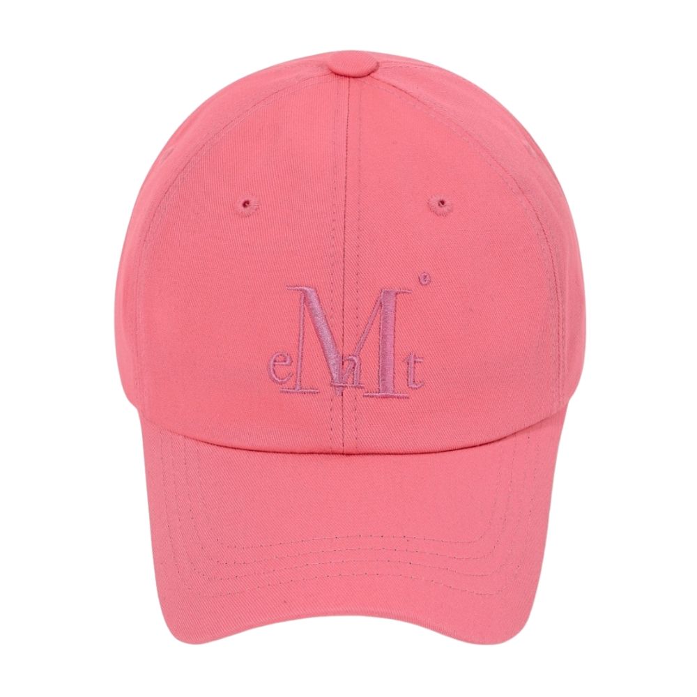 韓國 MUCENT SIGNATURE BALL CAP 經典素色百搭棒球帽 珊瑚粉Coral Pink