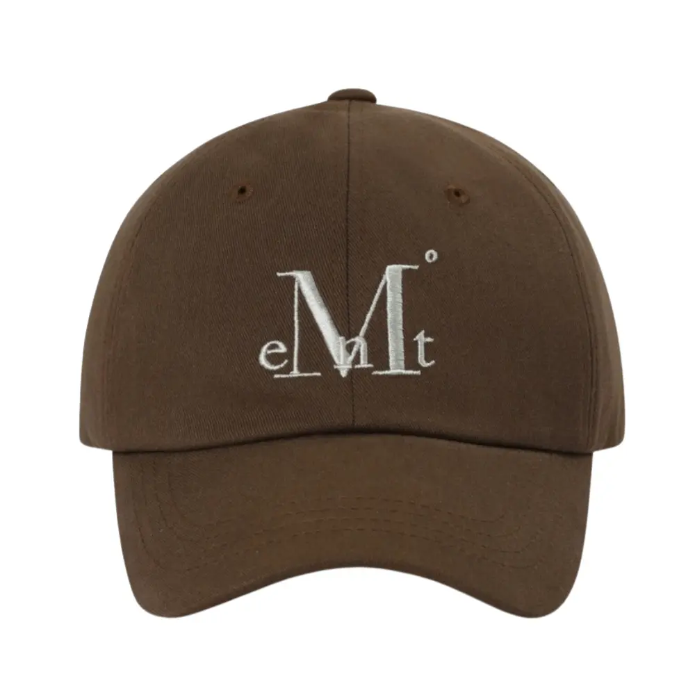 韓國 MUCENT SIGNATURE BALL CAP 經典素色百搭棒球帽 棕色Brown