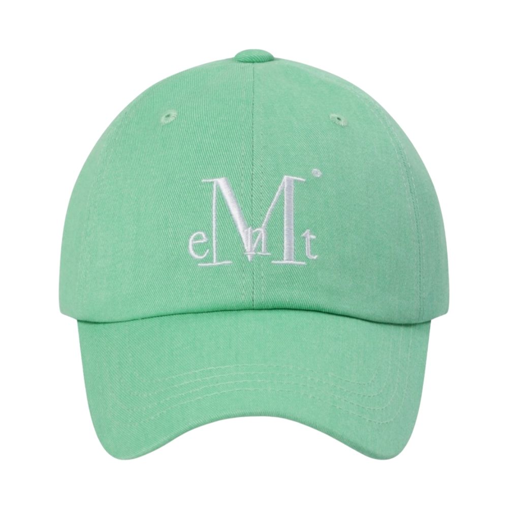 韓國 MUCENT SIGNATURE BALL CAP 經典素色百搭棒球帽 蘋果綠Apple Mint
