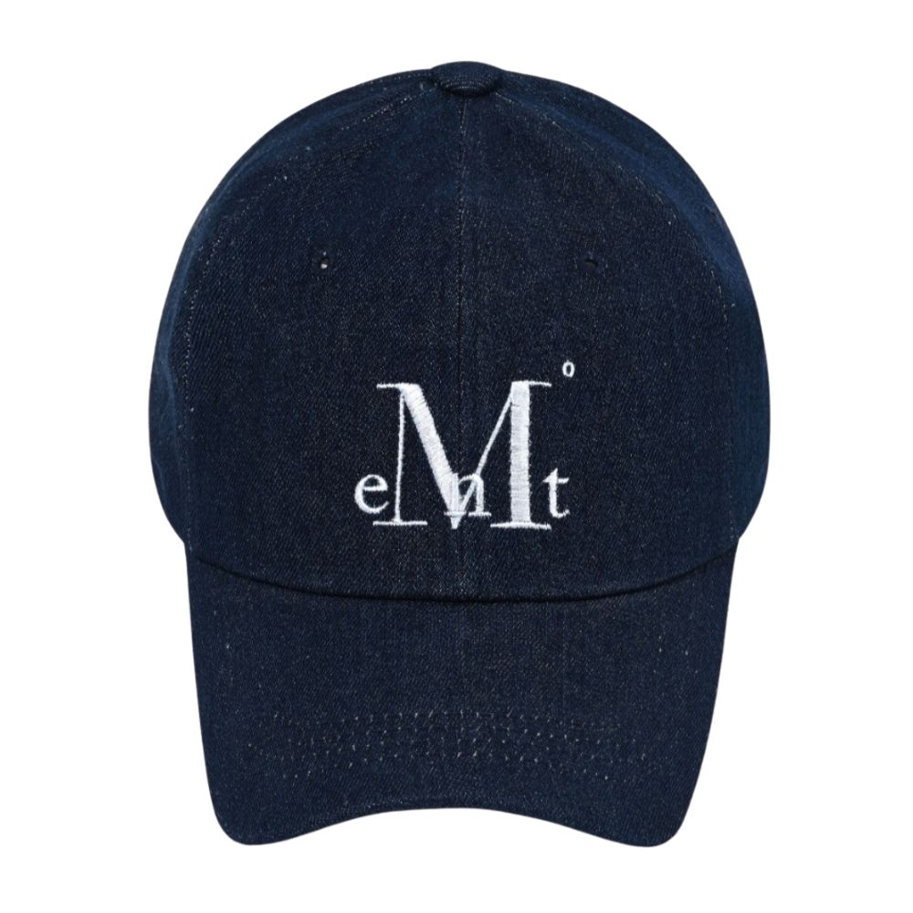 韓國 MUCENT SIGNATURE BALL CAP 經典素色百搭棒球帽 丹寧藍Denim