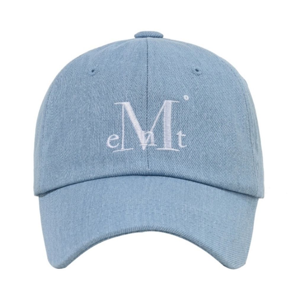韓國 MUCENT SIGNATURE BALL CAP 經典素色百搭棒球帽 淺丹寧Light Denim