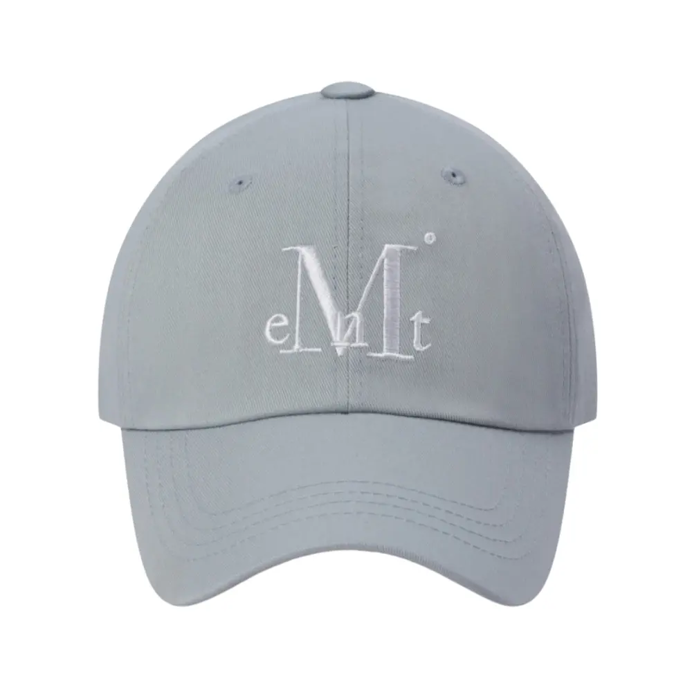 韓國 MUCENT SIGNATURE BALL CAP 經典素色百搭棒球帽 霧灰藍Grayish Blue