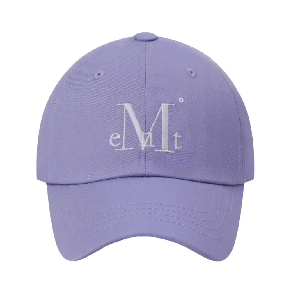 韓國 MUCENT SIGNATURE BALL CAP 經典素色百搭棒球帽 紫羅蘭Violet