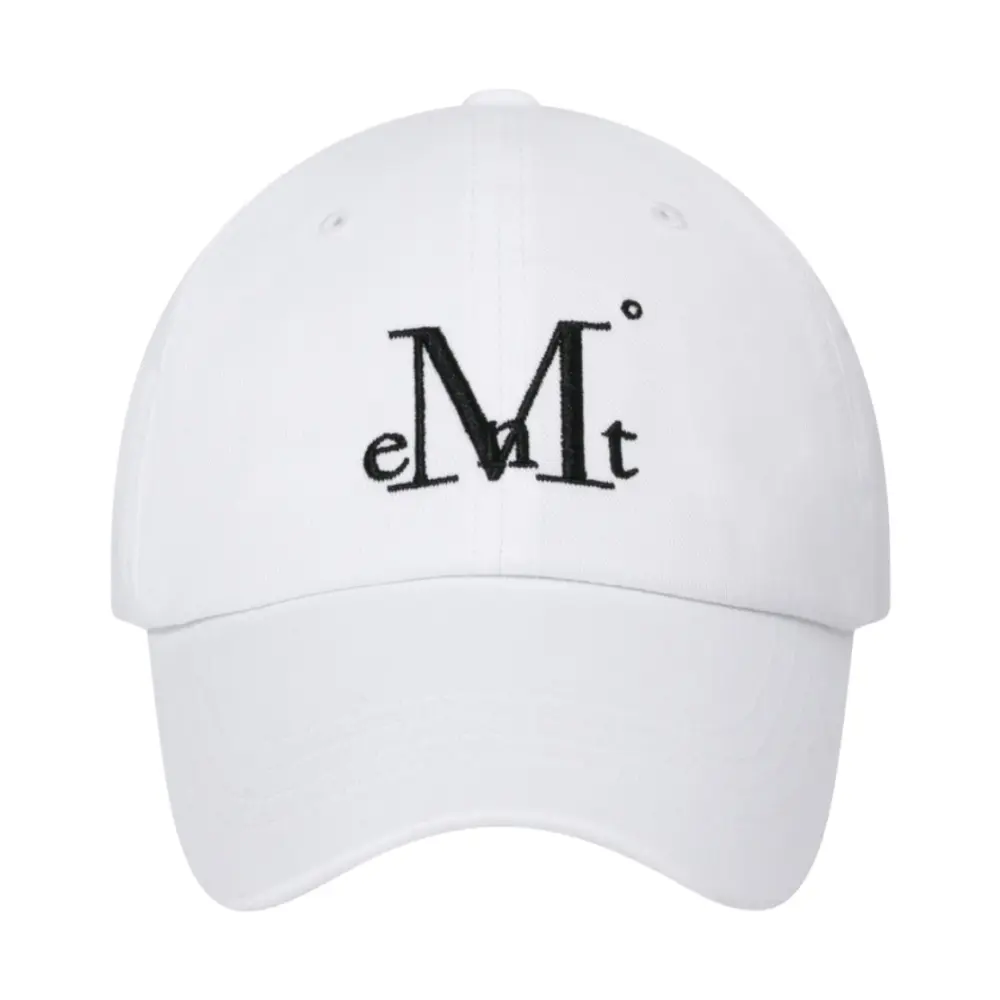 韓國 MUCENT SIGNATURE BALL CAP 經典素色百搭棒球帽 純白Pure White