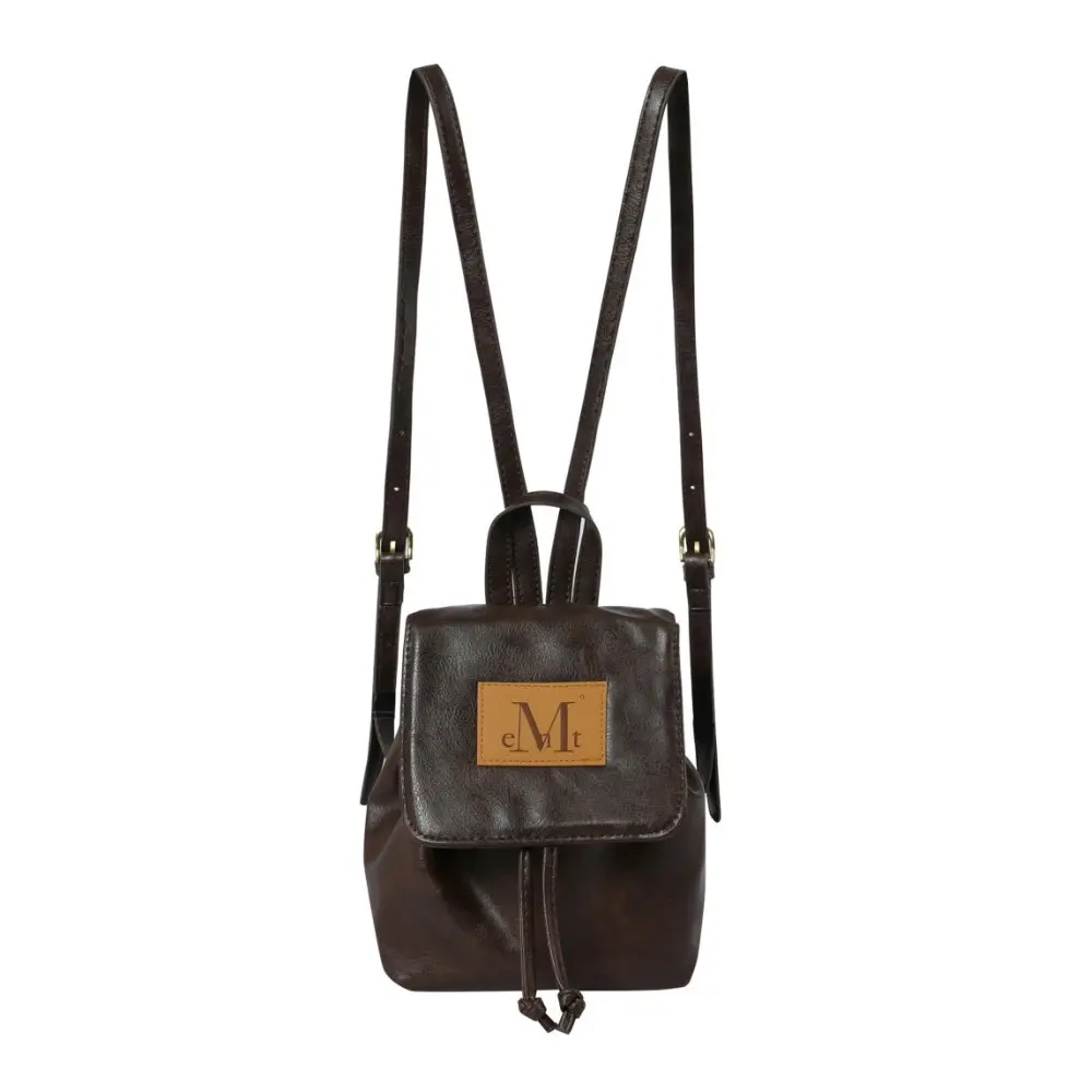 韓國 MUCENT VENEU VINTAGE LEATHER MINI BAG UNISEX 復古皮革迷你包 棕色Brown