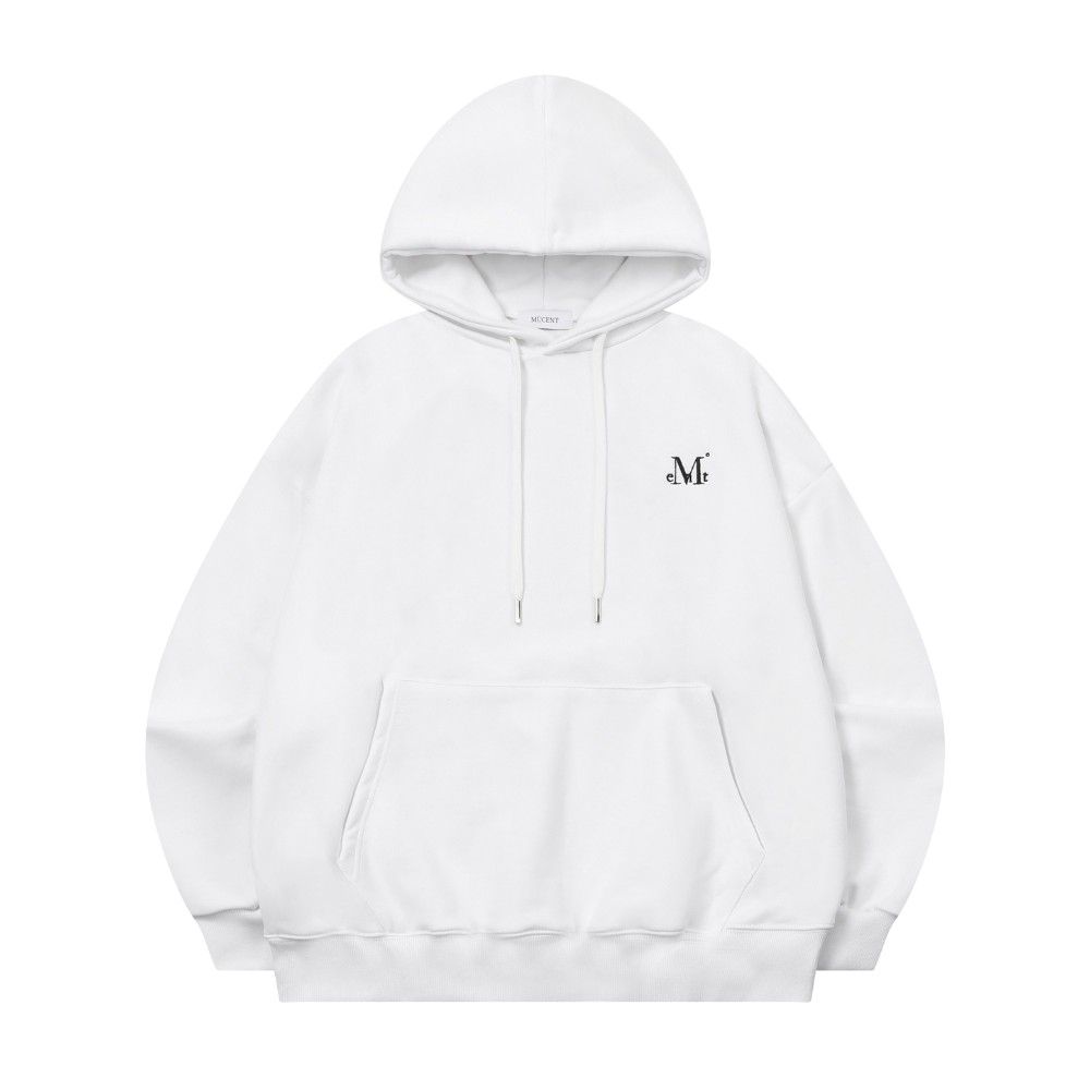 韓國 MUCENT ARC BACK LOGO HOODIE 韓國製 後背圓形Logo連帽上衣/ 象牙白Ivory/ Man