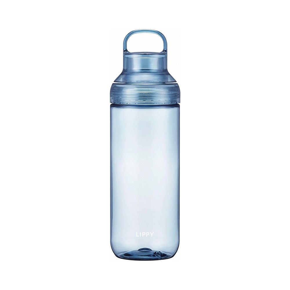 【OSK】日本製 tritan 雙飲水瓶｜把手水瓶 （1000ml 三色可選）/ 藍色