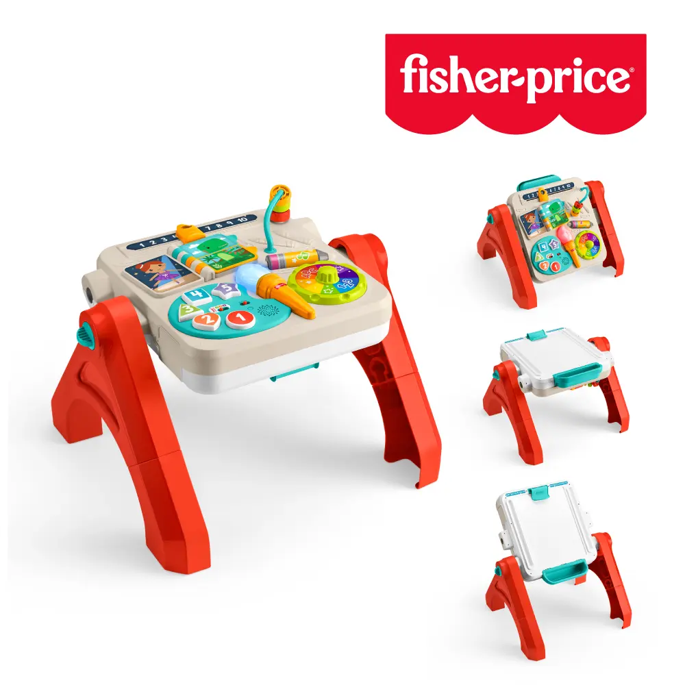 【Fisher price 費雪】趣味體驗四合一活動遊戲桌