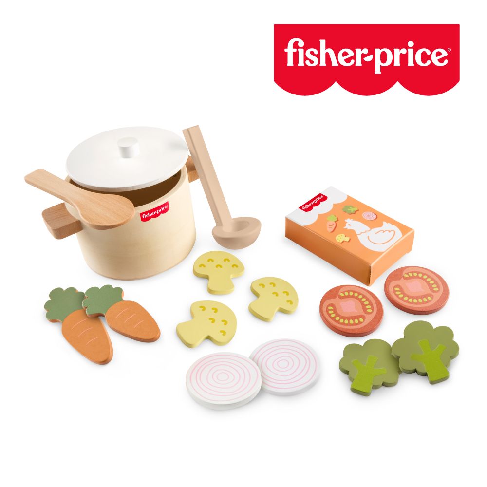 【Fisher price 費雪】木製玩具-蔬菜湯組