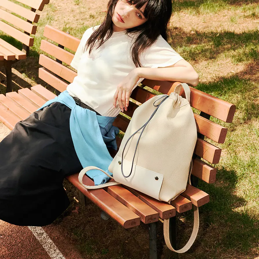【ITO】MYCENA BACKPACK 雙肩包 岩白 CHALK WHITE 15L
