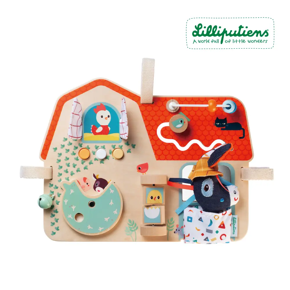 Lilliputiens嬰兒床玩具/ 動物農場