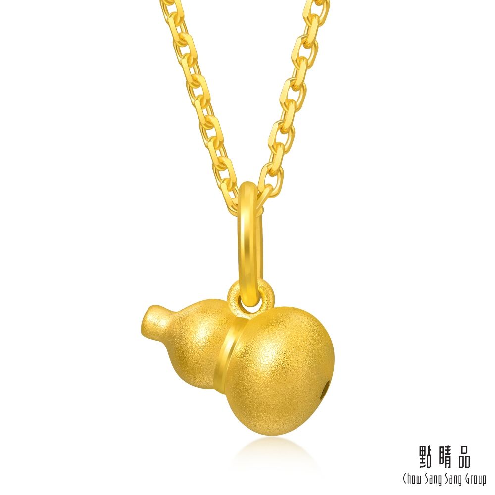 【網路獨家款】點睛品 福祿雙全 黃金吊墜_計價黃金