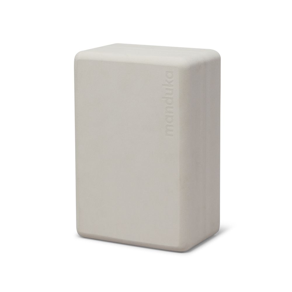 【Manduka】Recycled Foam Block 環保瑜珈磚 50D - Linen (單顆販售、EVA瑜珈磚)