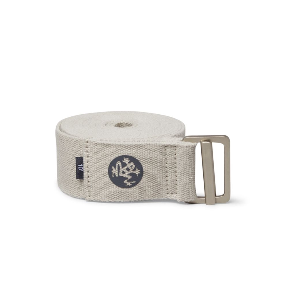 【Manduka】加長版 Yoga Straps Align 10 foot 瑜珈繩 - Linen (棉質瑜珈繩)