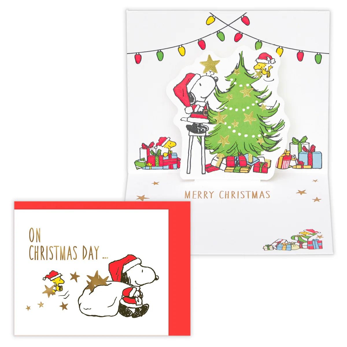 美國 Hallmark 迷你聖誕卡/ 史努比/ 裝飾聖誕樹 2