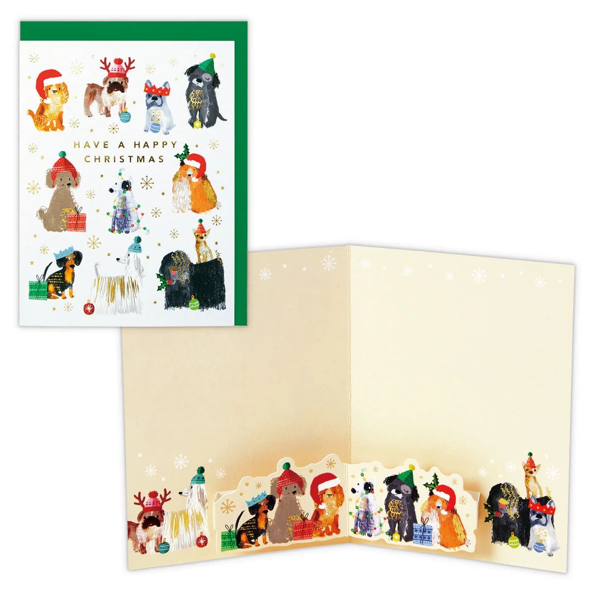 美國 Hallmark 聖誕卡/ 聖誕狗