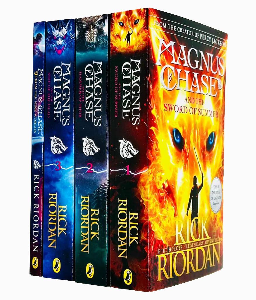 Magnus Chase and the Gods of Asgard 4-Book Shrinkwrap (4冊合售)