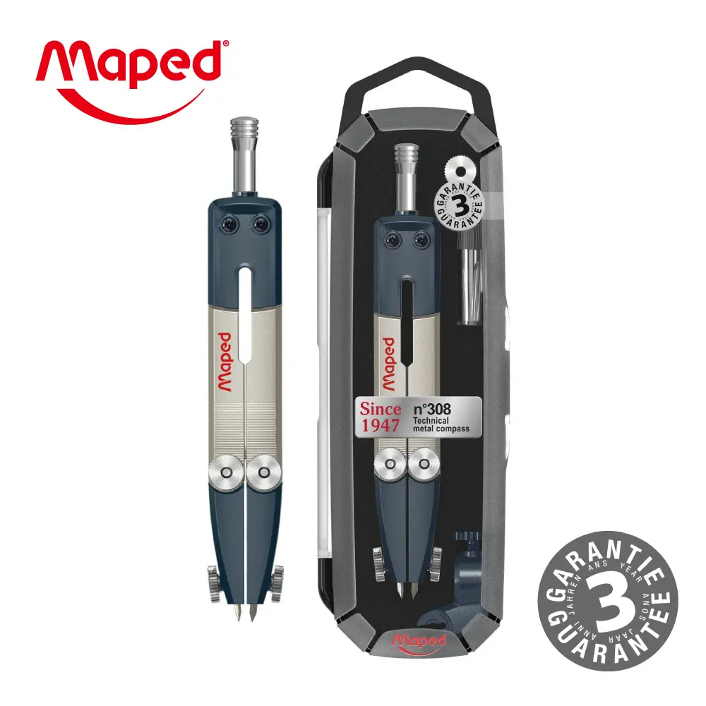 Maped科技金屬兩用圓規
