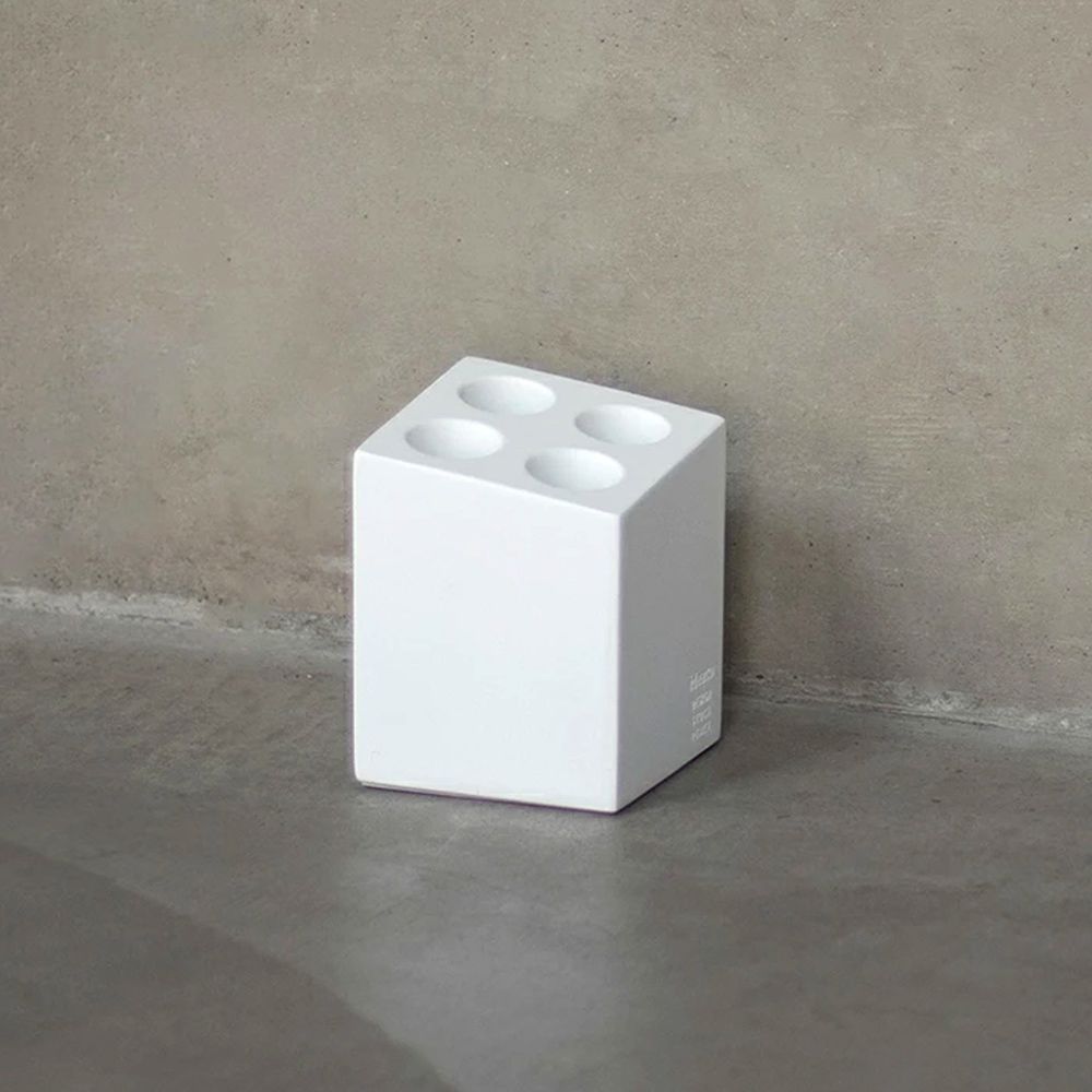 日本ideaco mini cube 砂岩4孔雨傘架-多色可選/ 白