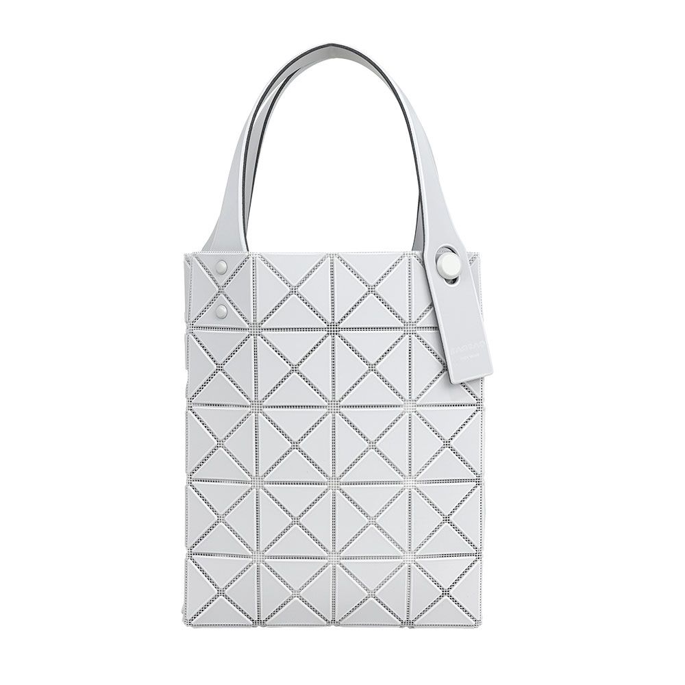 【ISSEY MIYAKE】BAO BAO Prism Plus 5X4 霧面迷你手提包(淺灰色)/ 平行輸入