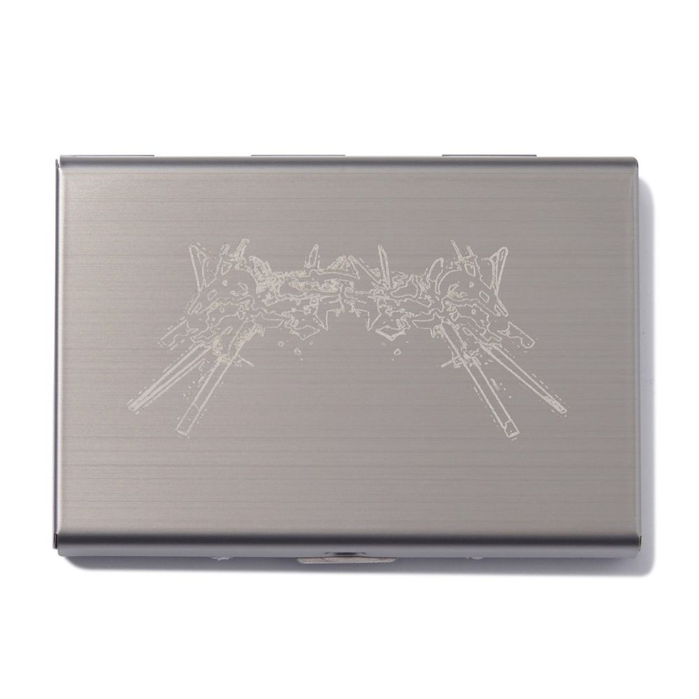 韓國 NOMANUAL A.W METAL WALLET 金屬摺疊卡夾 銀色METAL
