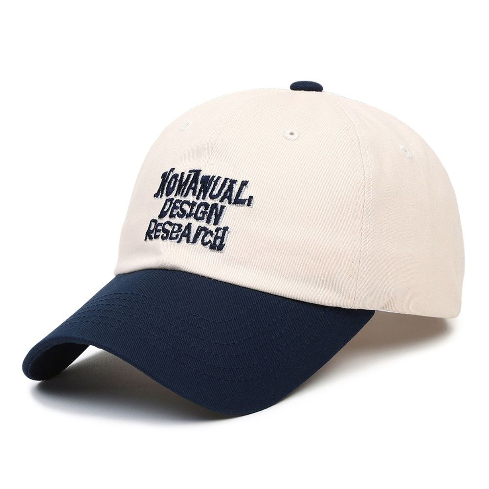 韓國 NOMANUAL DOODLE BALL CAP 刺繡棒球帽 深藍DARK NAVY
