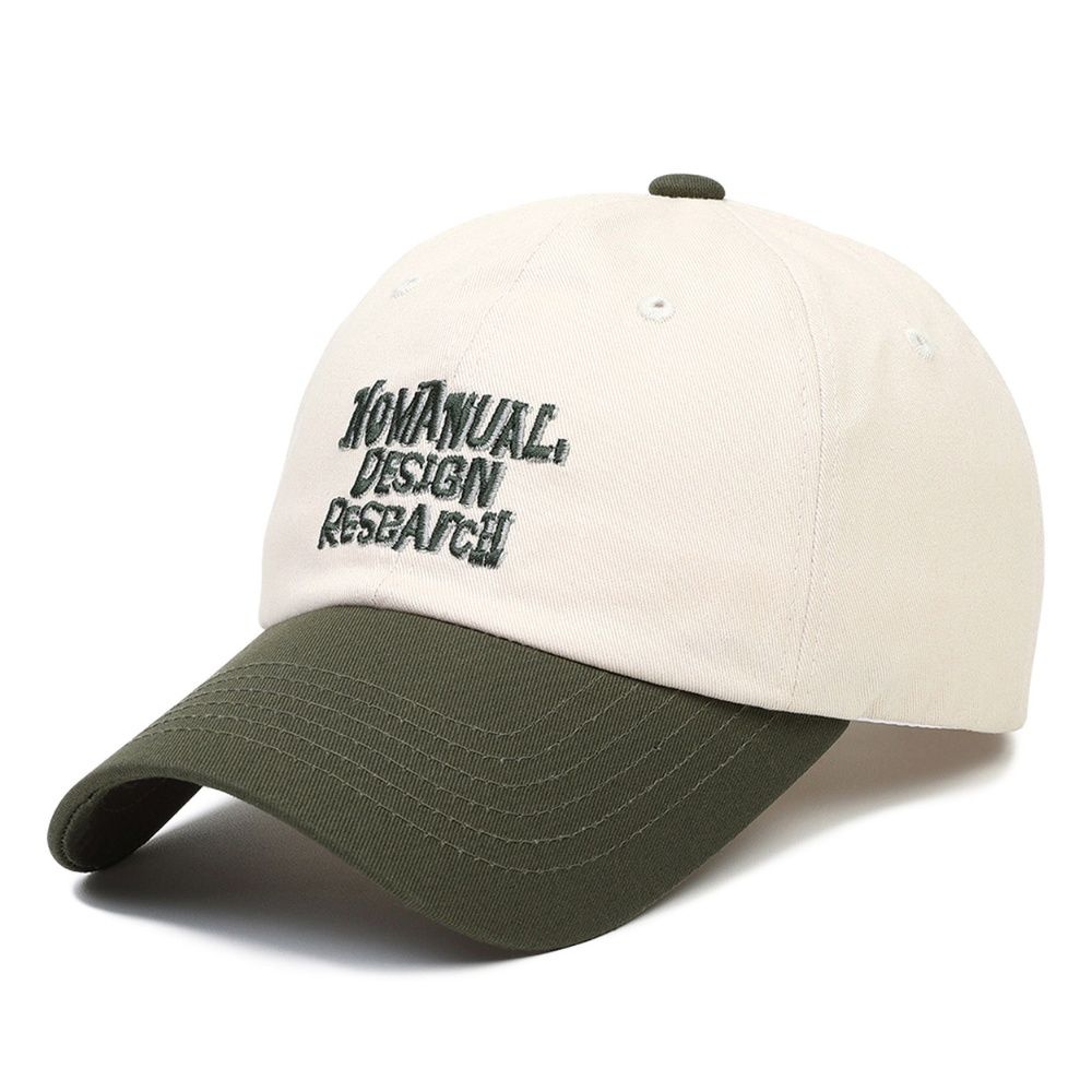 韓國 NOMANUAL DOODLE BALL CAP 刺繡棒球帽 森綠FOREST