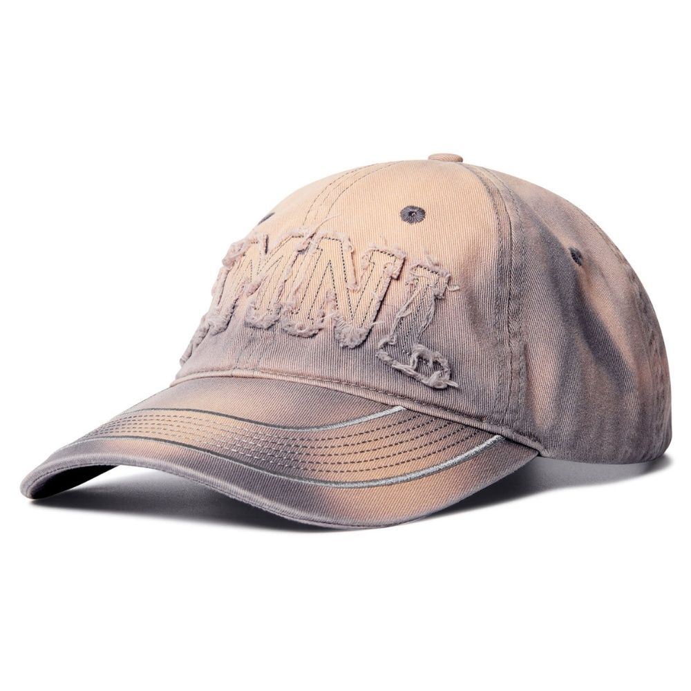 韓國 NOMANUAL NMNL PATCHED BALL CAP 破損拼布刺繡棒球帽 褪色灰WASHED GRAY