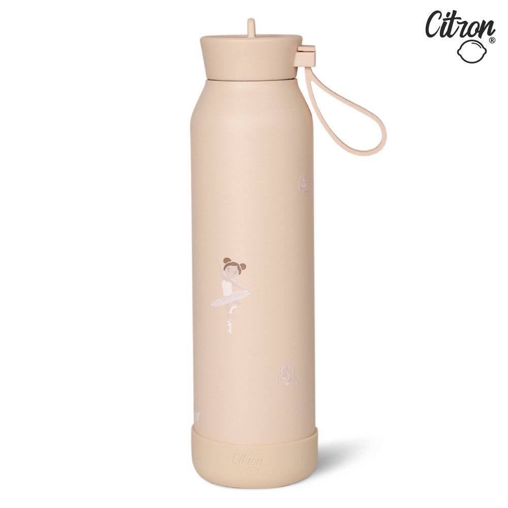 【Citron】矽膠提把三層保溫瓶_500ml/ 芭蕾女孩