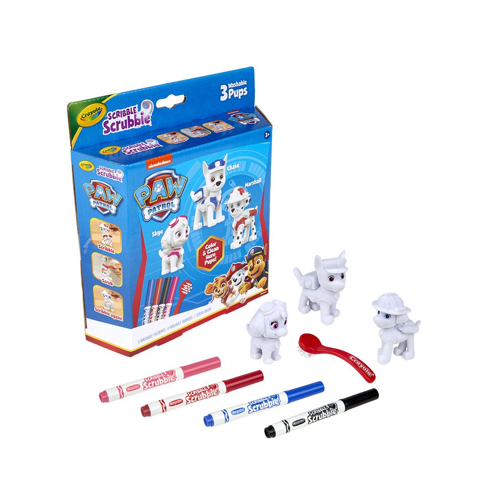 Crayola繪兒樂彩繪百變汪汪隊立大功/ 3入組