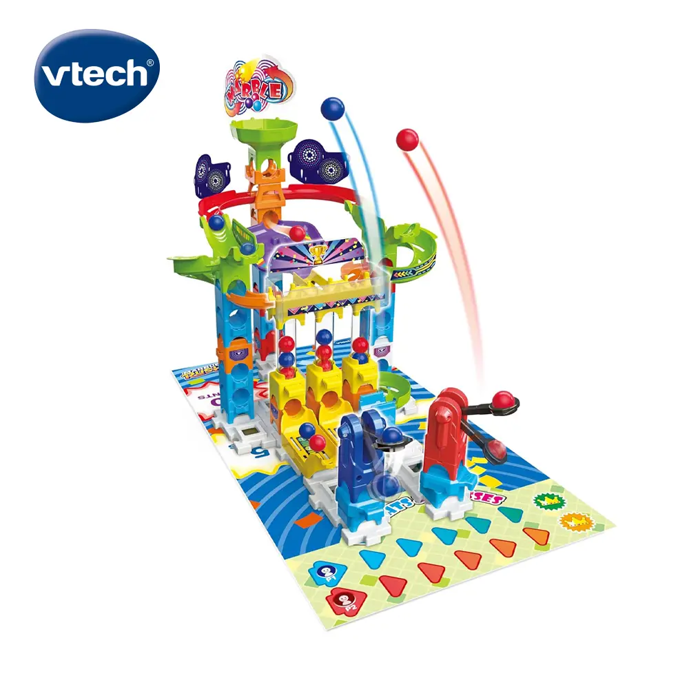 vtech智能滾球積木建構軌道組/ 競賽遊戲