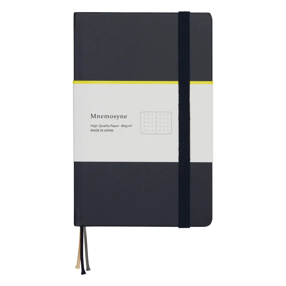 maruman Mnemosyne JOURNAL A6筆記本/ 格點/ 海軍藍