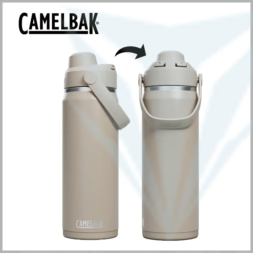 CamelBak 600ml Chug 不鏽鋼彈蓋運動保溫/保冰瓶 - 象牙白