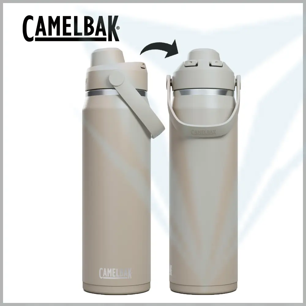 CamelBak 750ml Chug 不鏽鋼彈蓋運動保溫/保冰瓶 - 象牙白