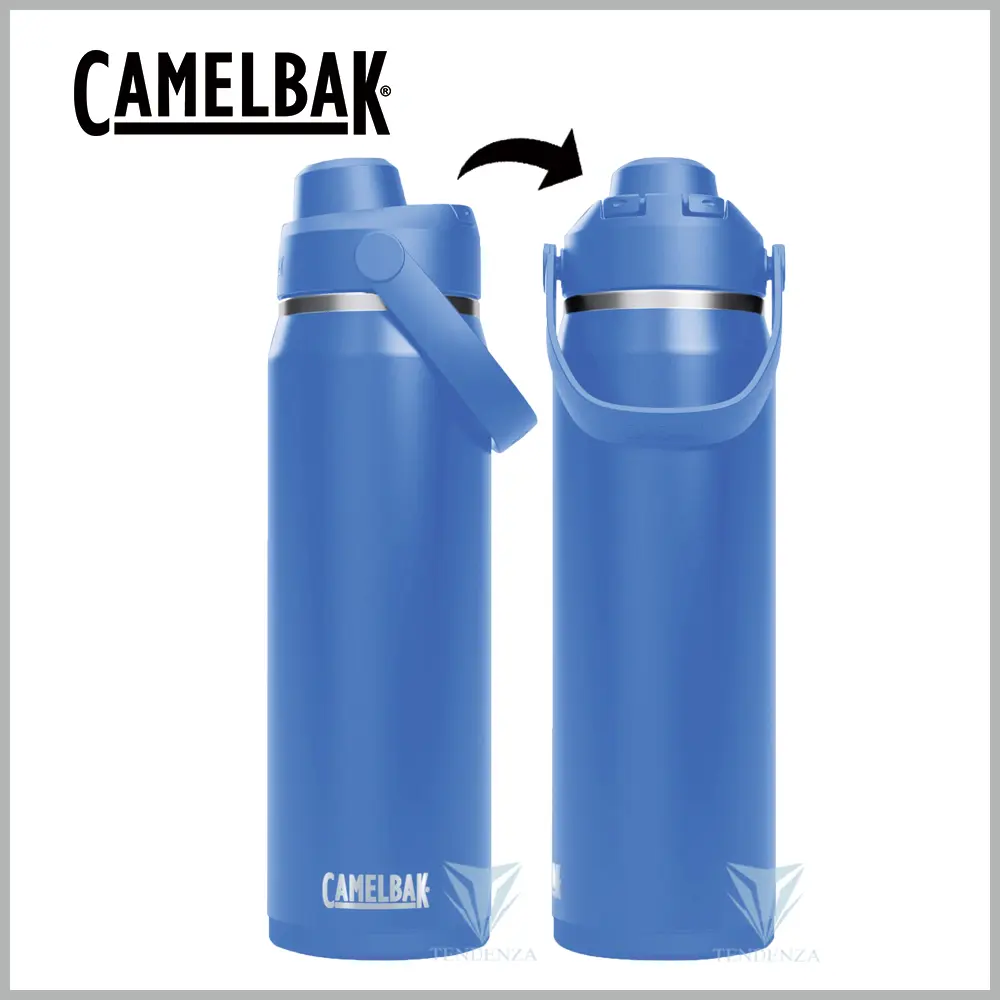 【CamelBak】CB2931402075 750ml Chug 不鏽鋼彈蓋運動保溫/保冰瓶 - 矢車菊藍