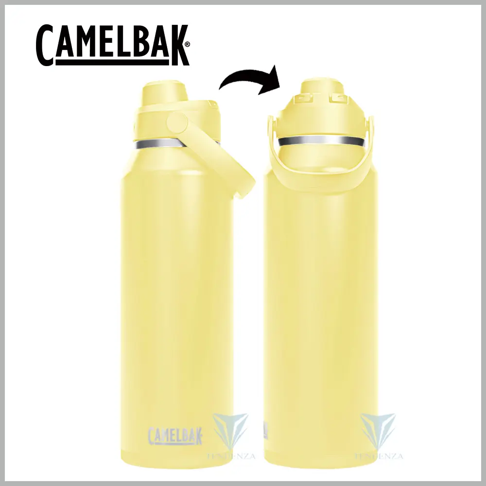 【CamelBak】CB2929701012 1200ml Chug 不鏽鋼彈蓋運動保溫/保冰瓶 - 檸檬黃