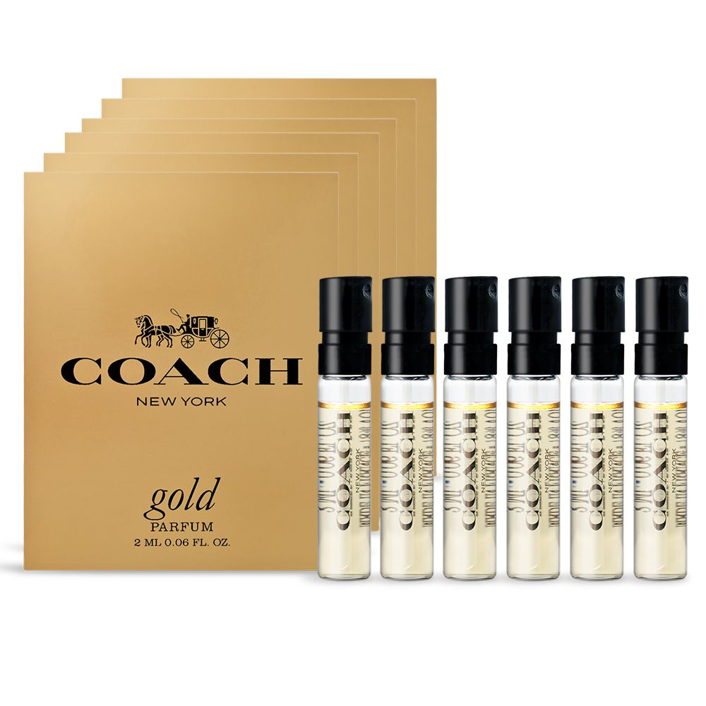 COACH 時尚閃耀香精針管(2ml)X6-香水隨身針管試香-公司貨