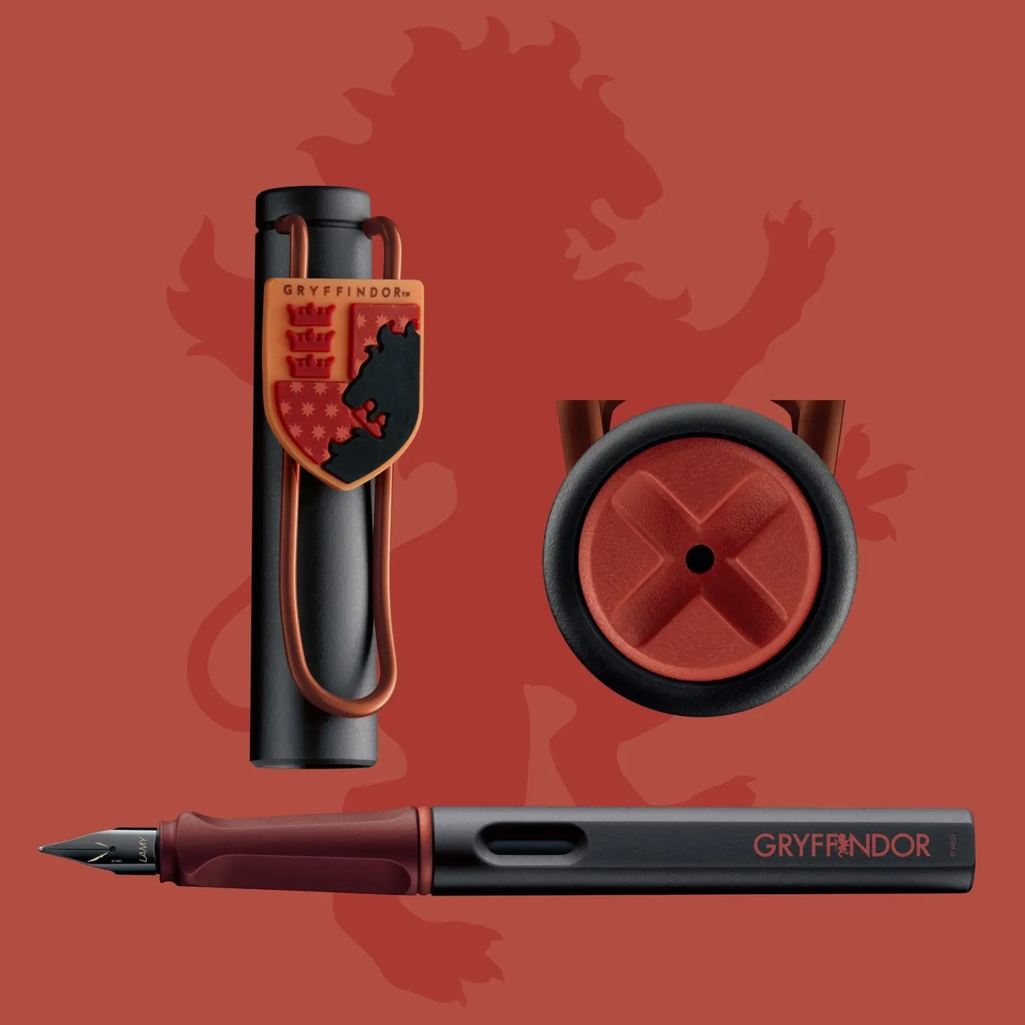 LAMY Safari狩獵者系列×哈利波特限量聯名鋼筆/ 葛來分多/ 紅