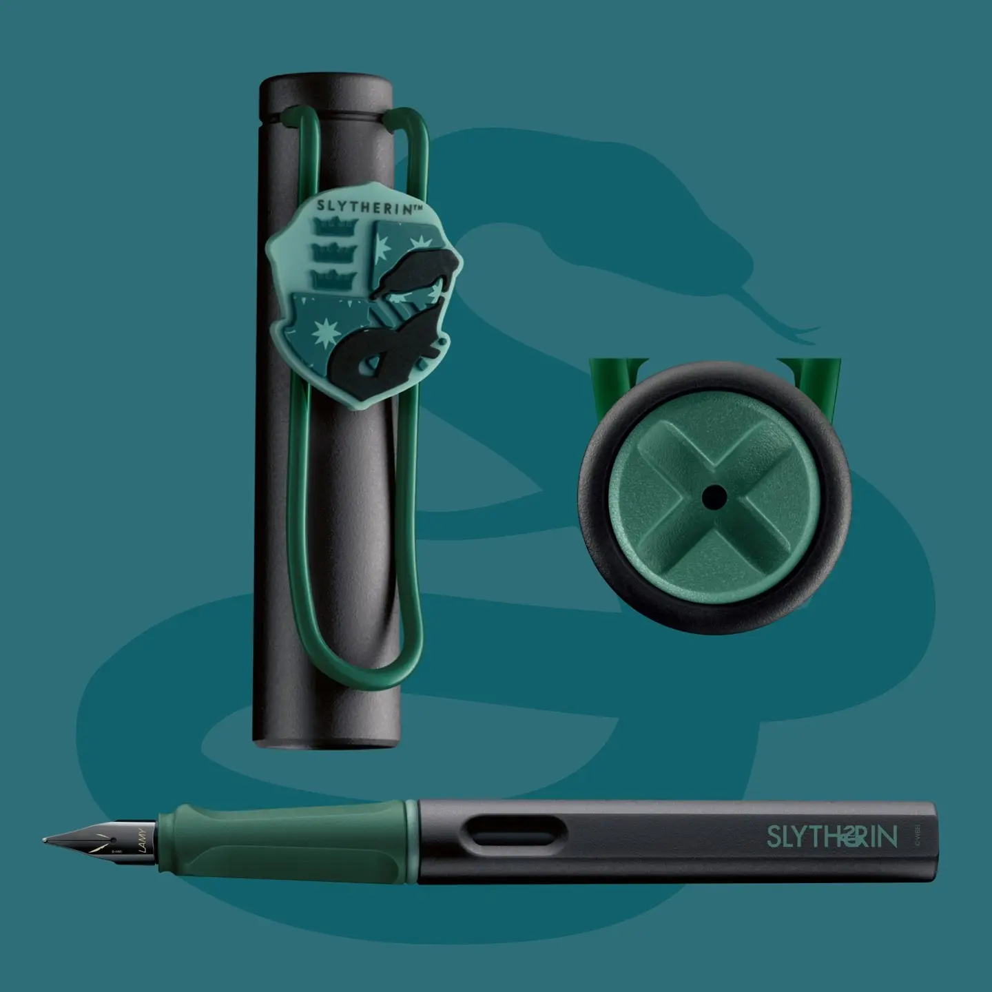 LAMY Safari狩獵者系列×哈利波特限量聯名鋼筆/ 史萊哲林/ 綠