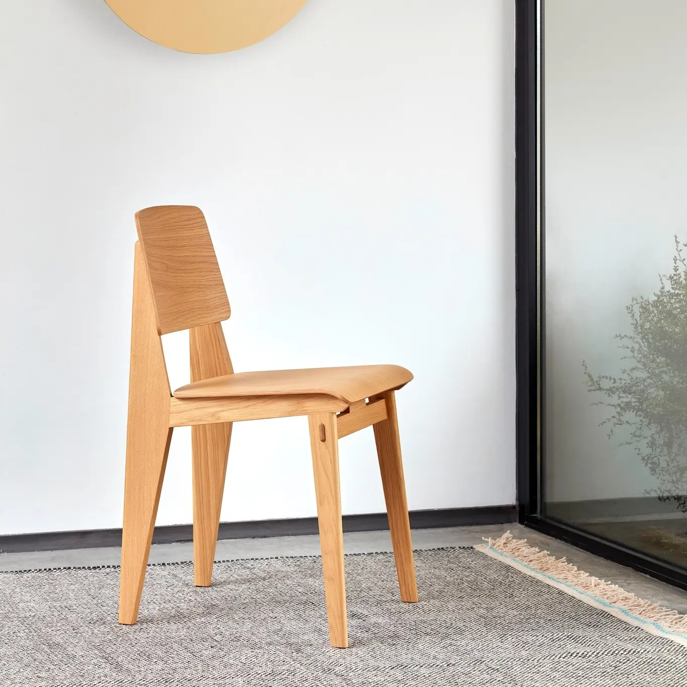 北歐櫥窗/Vitra Chaise Tout Bois 標準實木椅 (淺橡木)