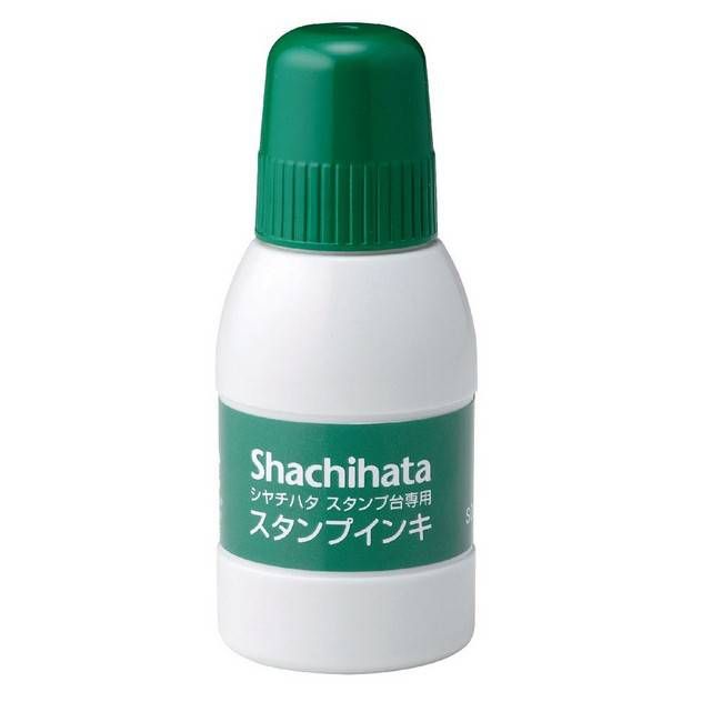 Shachihata HGN補充印油/ 40ml/ 綠
