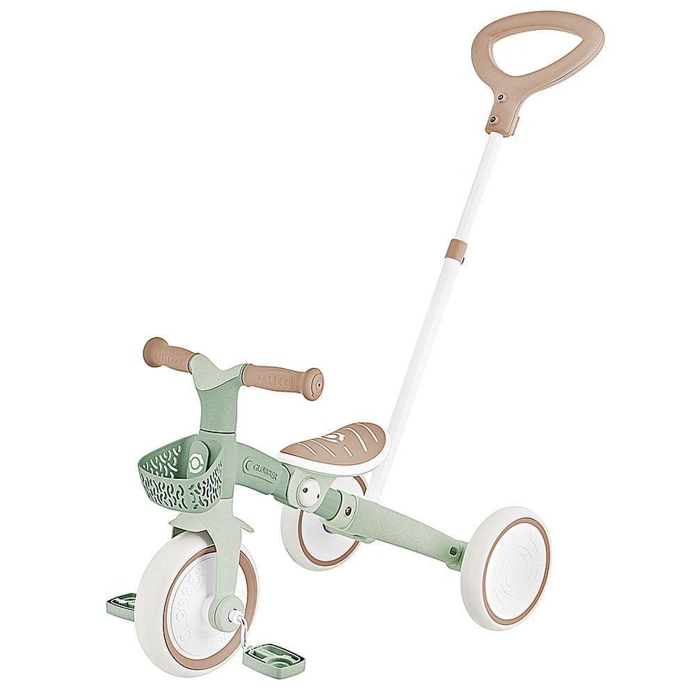 法國 GLOBBER LEARNING TRIKE 3合1多功能滑步腳踏推車-法式開心果