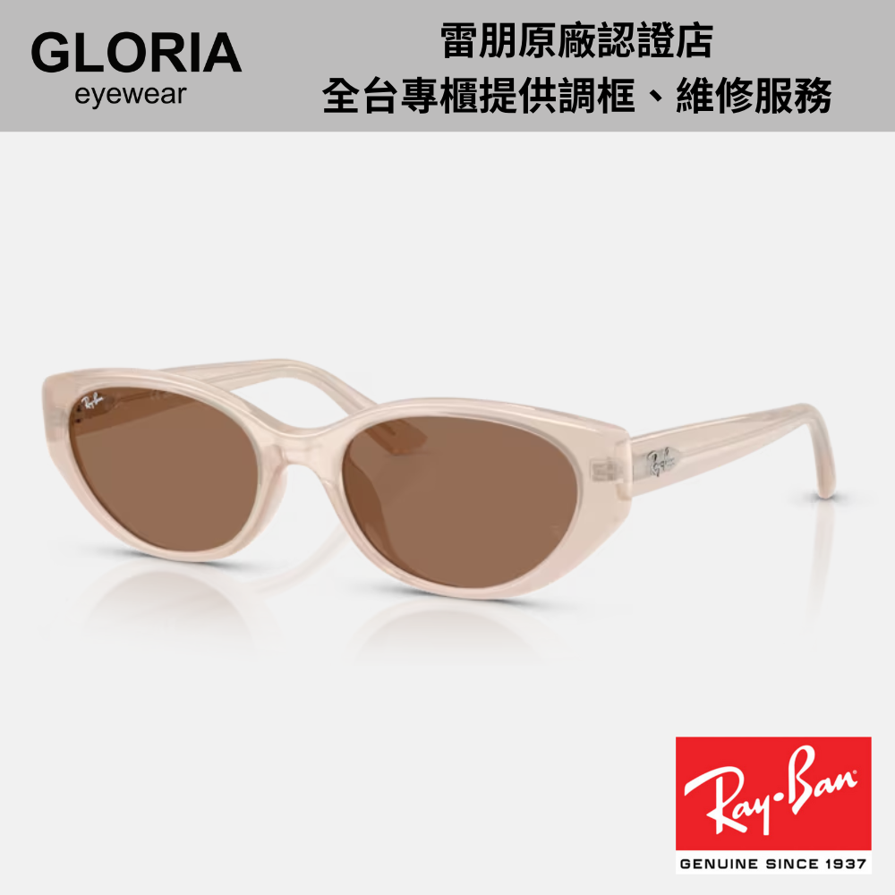 Ray Ban｜RB4457D-678673 貓眼膠框太陽眼鏡/ 公司貨