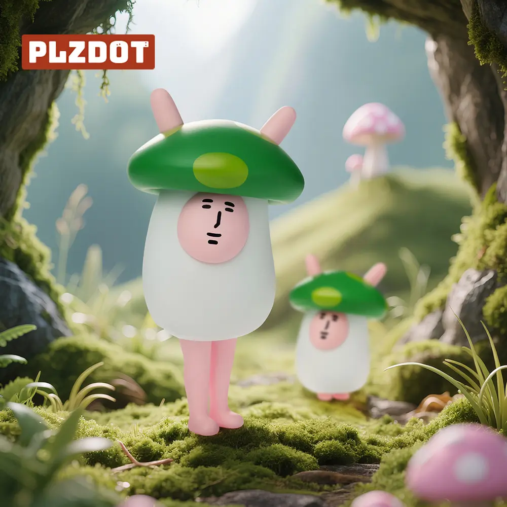PLZDOT粉紅兔子抽象系列二代MINI盲盒公仔/ 6入盒裝