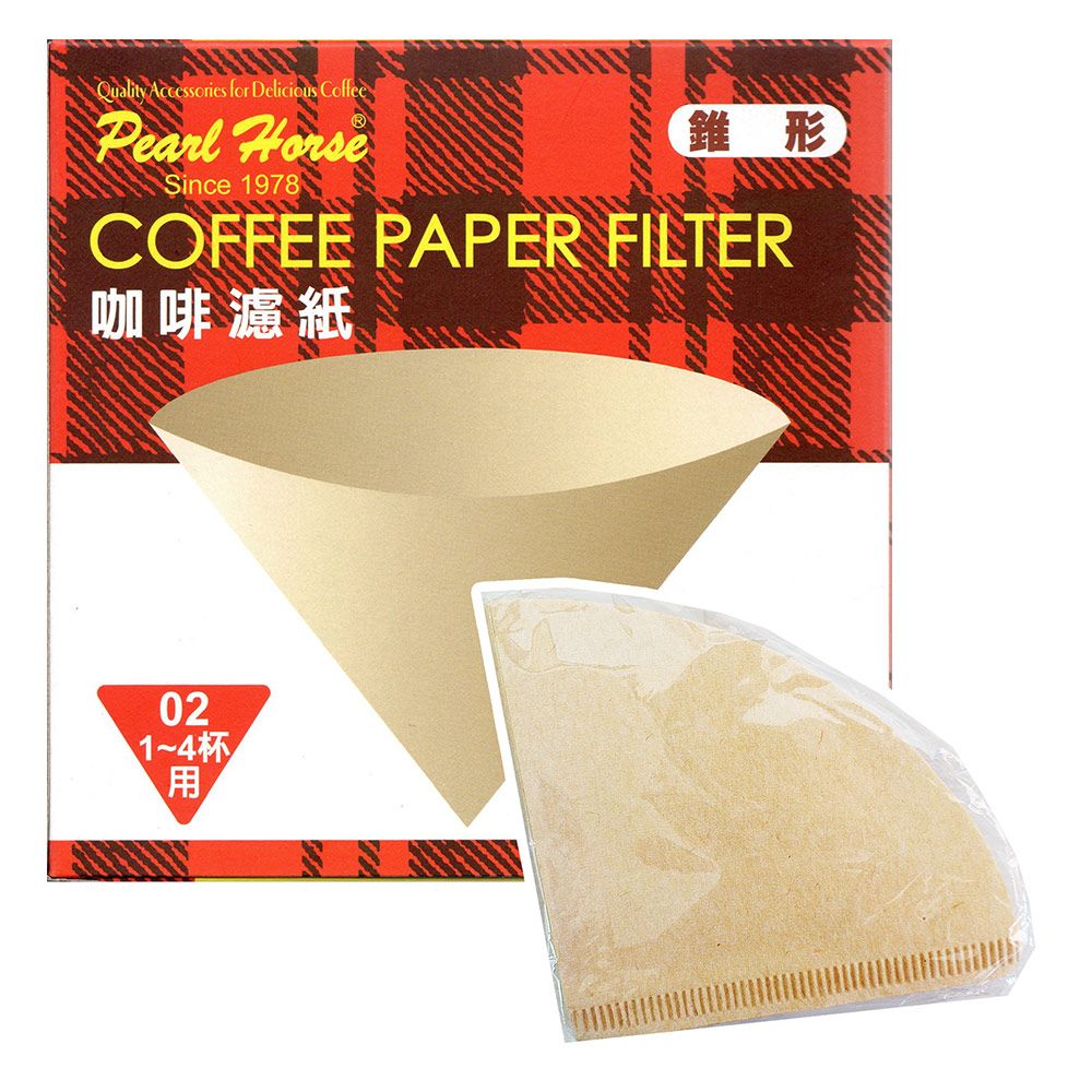 寶馬牌椎型咖啡濾紙-1~4杯用-50枚入x6盒
